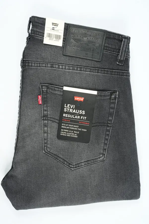 Jean levi's Gris chiné 100% Coton Coupe Normal Ref-LVG7SS52